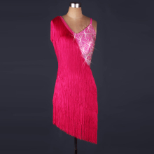 Discount sleeveless tassels new style adult dance costumes