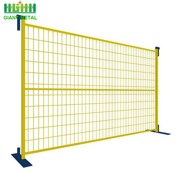 Cheap price galnvaized wire Canada type temporary fence