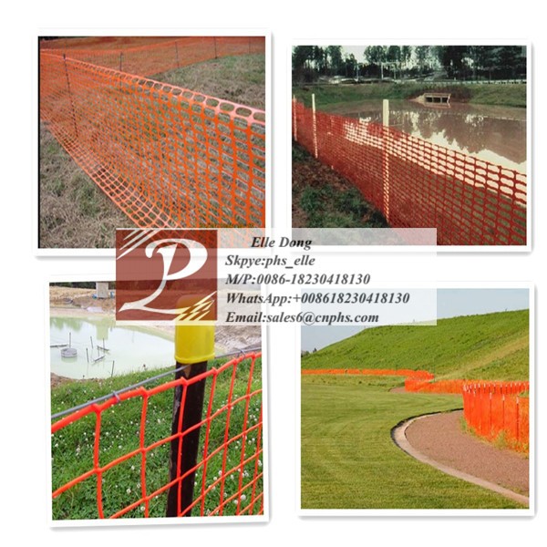 4' x 100' Orange Plastic Safety Fence from White Cap