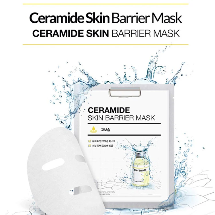 Custom Ceramide Skin Barrier Mask High Moisturizing Soft Sheet Mask for Strengthening Skin Care