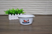Personized Metal Enamel Mixing Bowl Salad Bowl Tumbler