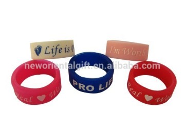 Imprinting Love Silicone Rings/Silicone Finger Rings