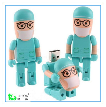 LuFOX Cartoon Doctor Shape Plastic USB Flash drives