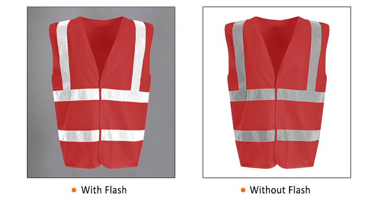 High visibility safety vest red color reflective security small safety vest