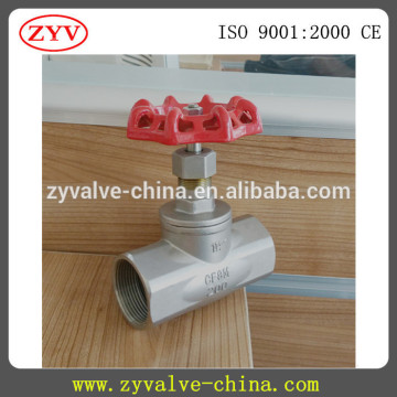 stainless threaded globe valve with competitive price