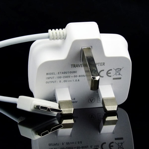 5V 1A UK Mains Wall Charger for Samsung Galaxy Note 3 (WP-011)