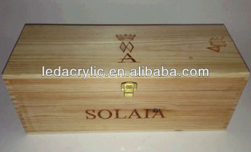 Solaia wooden wine crate