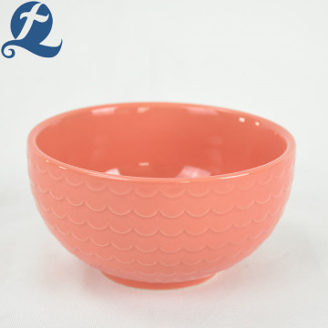 Wholesale custom cheap noodle soup ceramic salad bowl