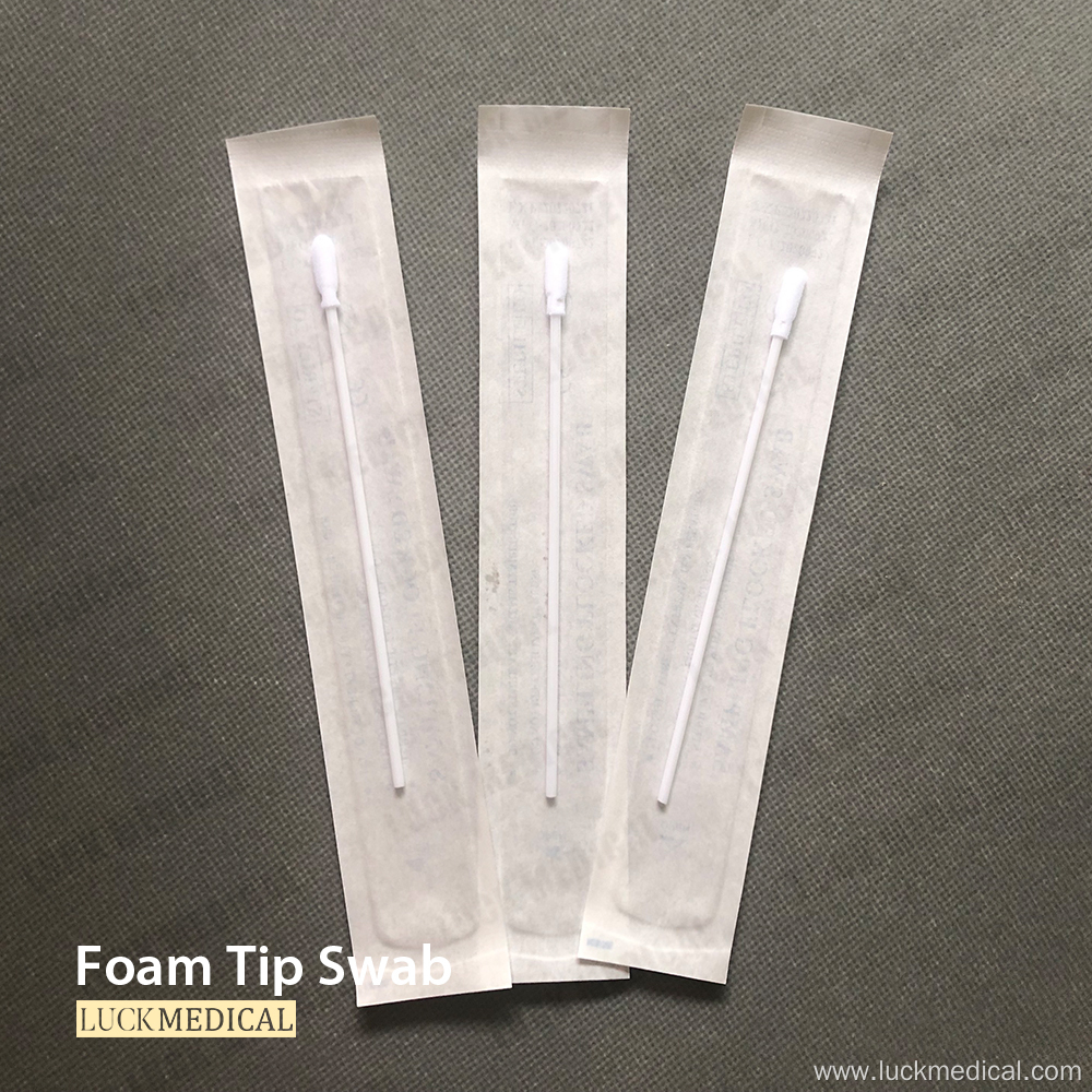 Dry Transport System Sterile Foam Swab