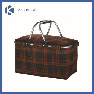 cooling picnic basket/portable shopping basket/foldable picnic basket