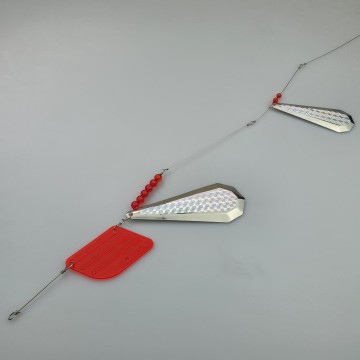 13 Inch Lake Trout Troll Lures: Freshwater Trolling Rotating Sequins Flasher Kokanee Troll