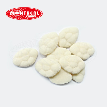 Vanilla flavor halal gummy sweets cloud shape candy
