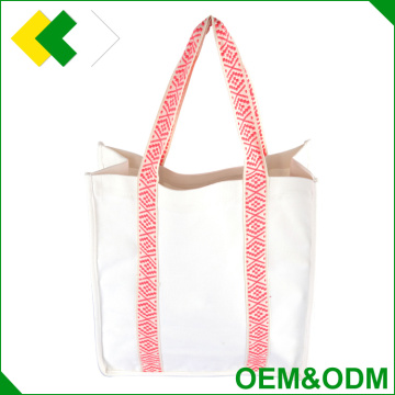 Good quality canvas tote bag rope handle weekend bag canvas shopping bag