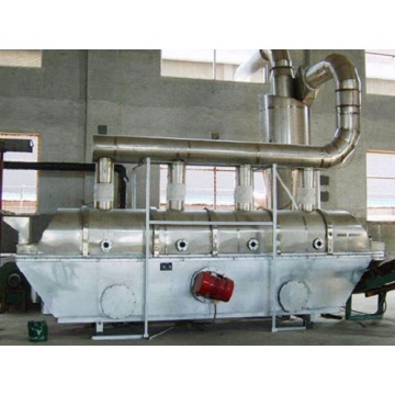 Vibrating fluid bed drier for ammonium sulfate