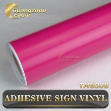 Newest Gloss Pink Solid Color Cutting Vinyl Flooring