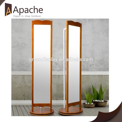 Factory directly High Quality Fashion Wooden clothing mirror