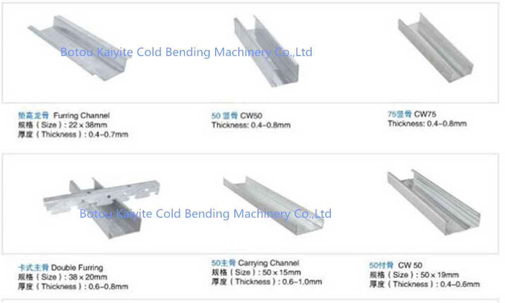 Metal Stud and Track Roll Forming Machine for Light Weight Steel Truss