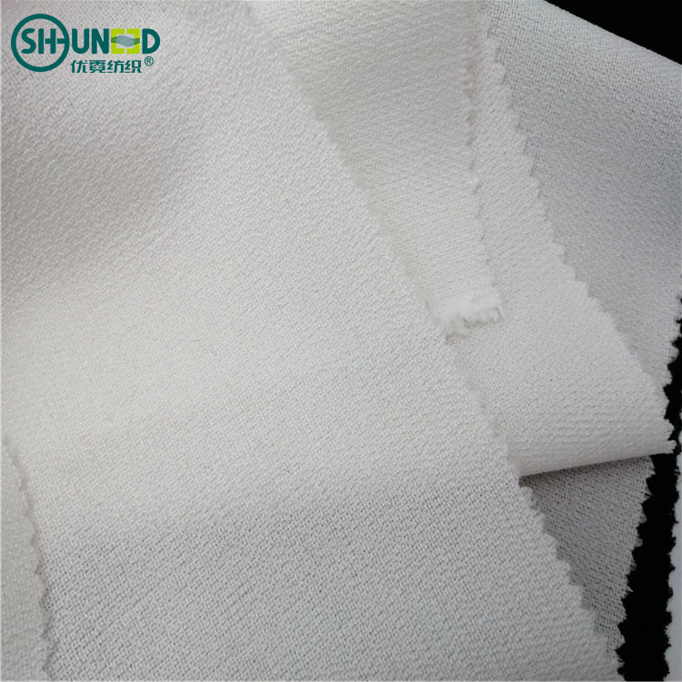 Best Selling 90gsm Broken Twill Woven Fusible Interlining for Men and Women Suit