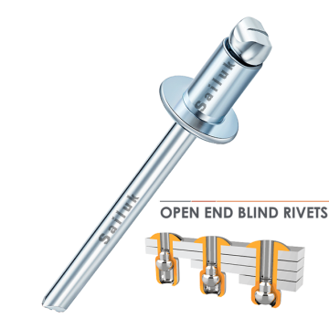 Customized Large Flange Pop Rivet Steel Open Type Blind Rivet