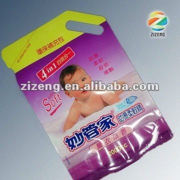 Laminated bag, detergent packing bag