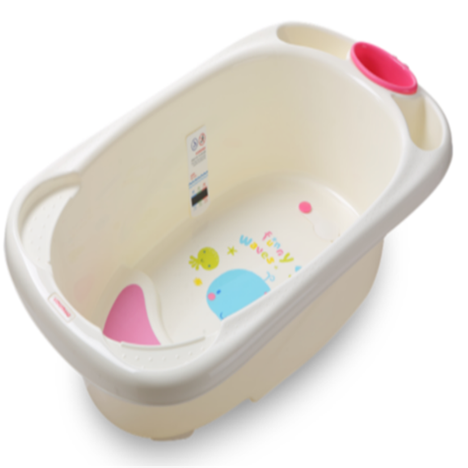 Безпечна для немовлят велика пластмасова ванна для ванни великих розмірів