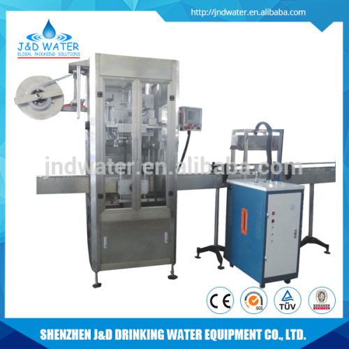 Full automatic shrinkable labeling machine for bottle neck