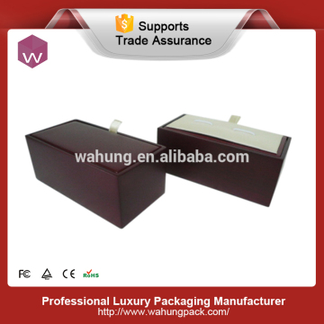 Luxury Custom Logo Paper Cufflinks Box packaging wholesale
