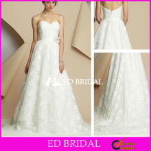 A Line Court Train Ruched Bust Satin Crystal Beaded Belt With Long Dangling Ties One Shoulder Asymmetrical Wedding Dresses