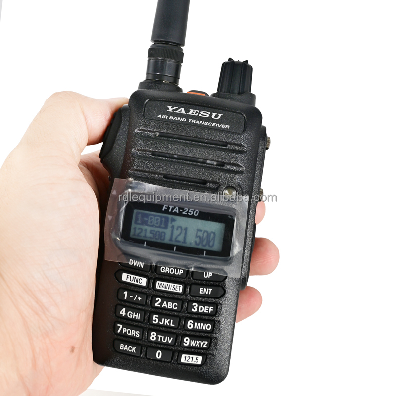 FTA-250L Comm-Only Aviation Transceiver VHF Air Band Walkie Talkie Long Range Waterproof Portable Radio