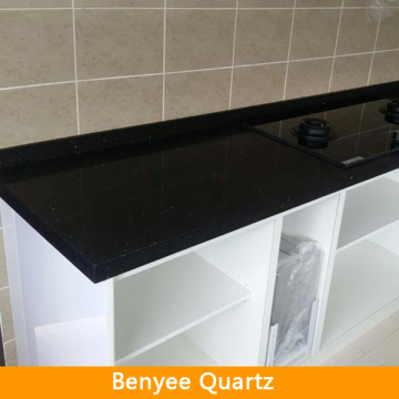 Prefab laminate crystal black kitchen countertops