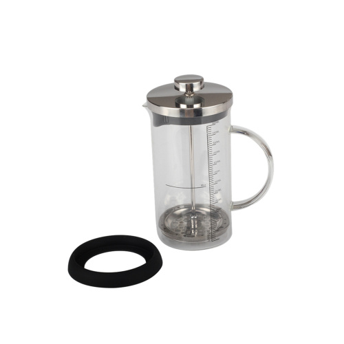 Glass French Press Kaffeemaschine 600ml Für Kaffee