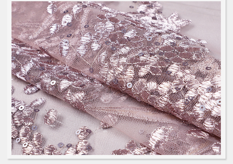 embroidery sequin lace