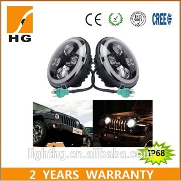 jeep wrangler halo headlight offroad 4x4 motorcycle led lights