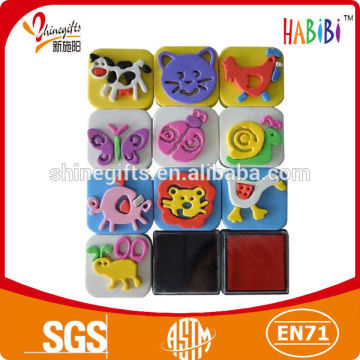 custom eva foam stamp for children