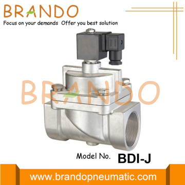 High Pressure Water Air Stainless Steel Solenoid Valve