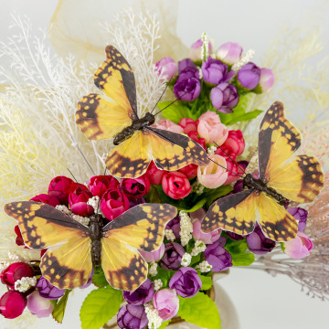 Yellow butterfly craft