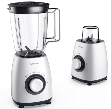 Traditional electric table blender with grinder