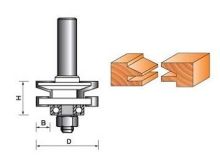 Reversible Stile &amp; Rail Grain Carbide Tct Router Bit- Chamfer For Woodworking