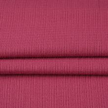 Melange Polyester Viscose Drop Needle Rib Jacquard Fabric