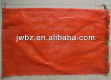 with drawstring PE raschel mesh bag