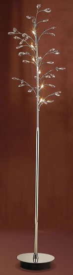 Crystal floor stand lamp