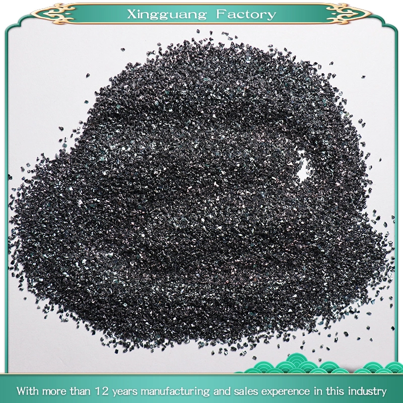 High Hardness Black Silicon Carbide for Sandblasting/Lettering