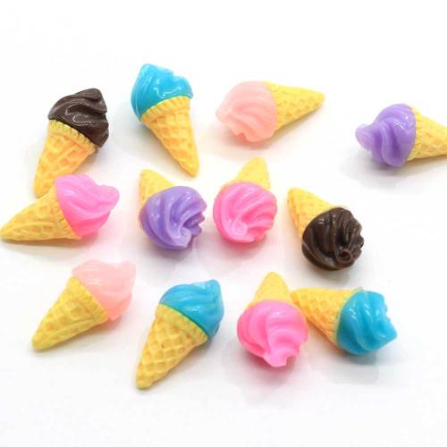 New Kawaii 100Pcs / Lot Resin Cute Summer Sweet Flatback Cabochons Dollhouse Toys Craft Embellishments For Hair Bow Center DIY