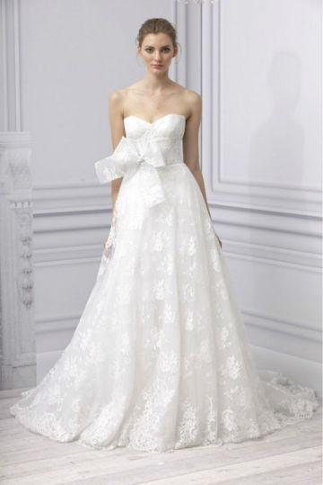 white fulll lace backless weeding dress