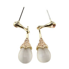 Use Genuine Multicolor Swarovski Crystal Women Huggies Earring