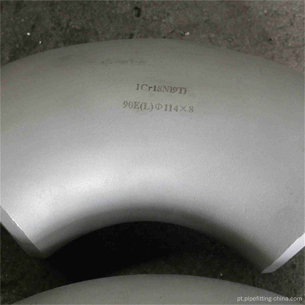 Aço inoxidável dobrável sanitário da virola 1.5D da curvatura 45 graus