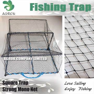 Folding Square Trap Crayfish Trap Crab pot Shrimp Cage