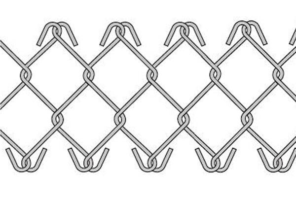 UV protection PVC Chain Link Mesh Fence for School Sports