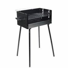 Barbecue portable au charbon de bois Grille de barbecue en hauteur pliante en acier inoxydable