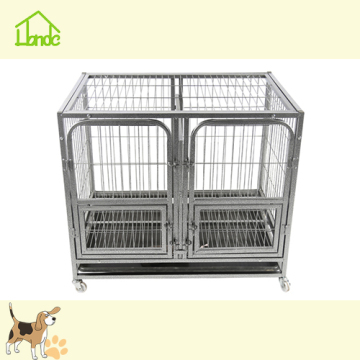 Fashion Rustproof Black Square Tube Dog Cage